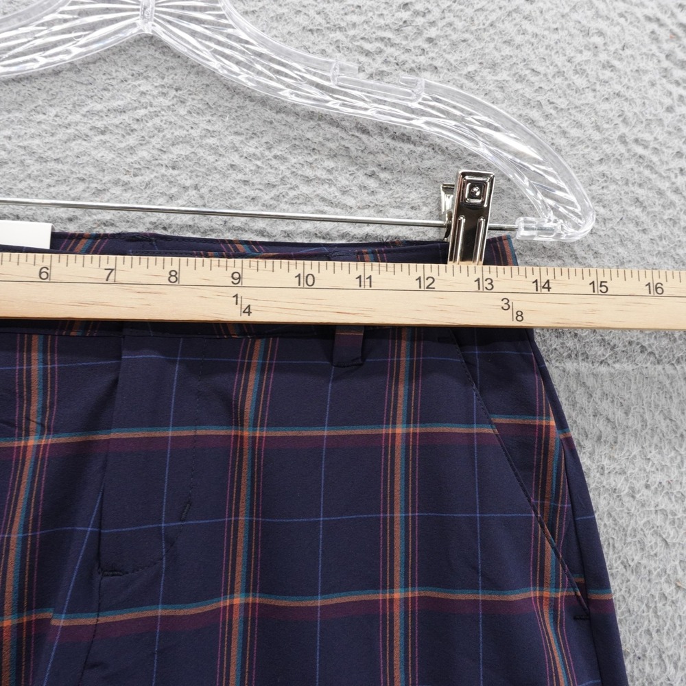 Walter Hagen Clubhouse Plaid Golf Pants Womens 0 Dark Navy Blue WGH15413YD NEW - Picture 9 of 16